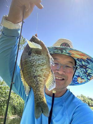 Caught with my new rod at Santee Lake #3.