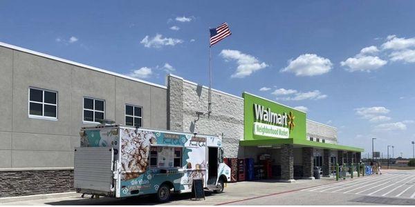 Food truck visited our local Walmart