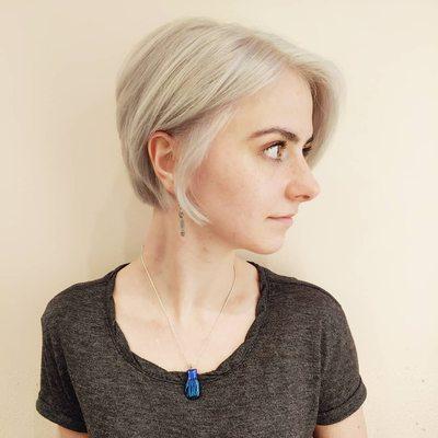 PLATINUM OBSESSION | cut + color by Caprica