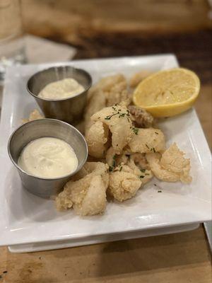 Calamari (half order, double aioli)