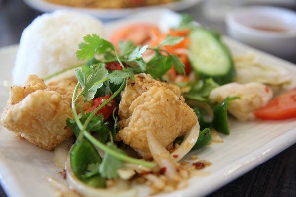 42. Com Ca Rang Muoi (Salt & Pepper Fish)