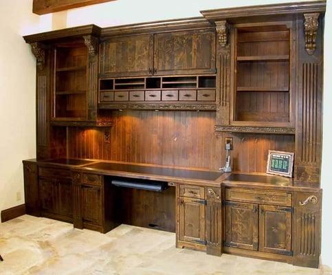 Rustic Alder Desk