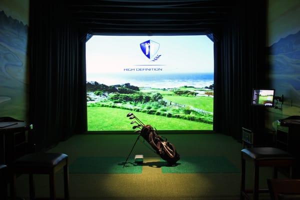 Three HD Bays Available. Realistic Golf. 31 Courses. Focused Range Work. A golf dream!