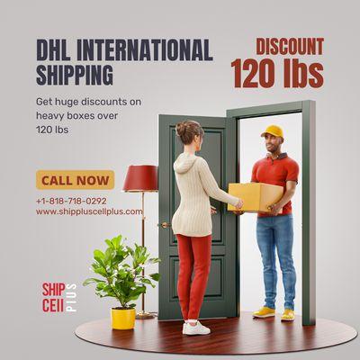 DHL Express - DHL Cargo - Fedex- UPS- Freight & Logistics - Over 120 LBS Extra Discount.