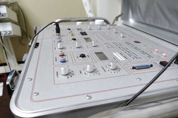 Dr. Cherik's approach to treatment of Myofascial pain includes the Electro-Acuscope and Myopulse.