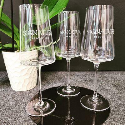 Wine glasses with Engraving