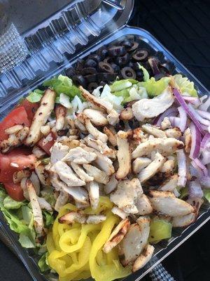 Grilled chicken salad