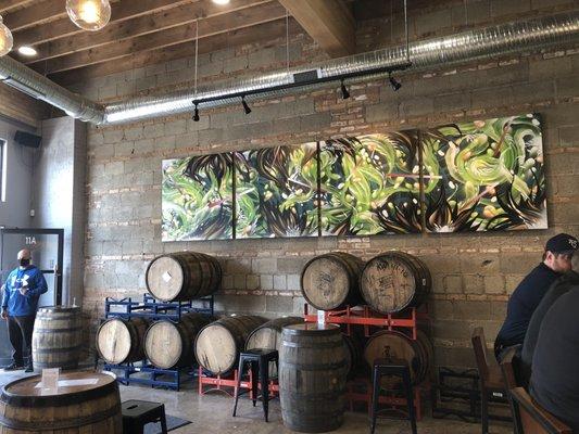 Interior art and barrels