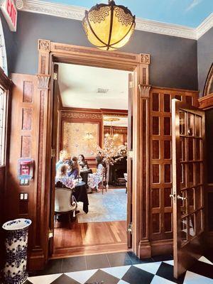 Doorway to the dining room