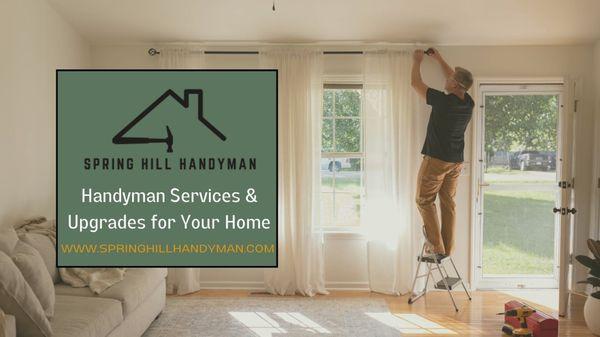 Spring Hill Handyman helps with all size home repairs in the Spring Hill, Columbia, and Brentwood communities