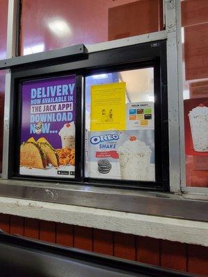 Drive-thru window