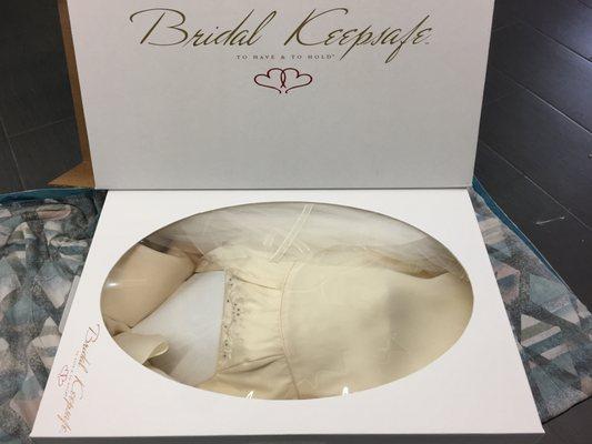 wedding gown preservation