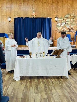 Holy Communion and a several hundred year old spiritual tradition of Spirit filled prayer and liturgy