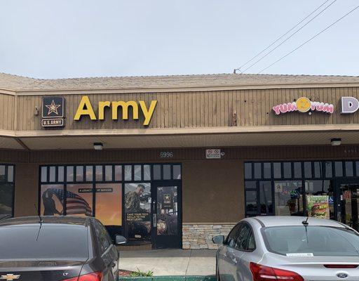 Military Recruitment off Federal Boulevard and College Avenue