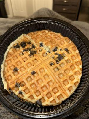 Blueberry waffle