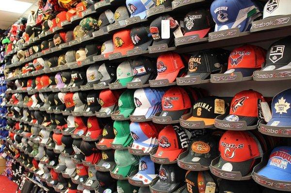 Largest selection of team hats in the midwest!