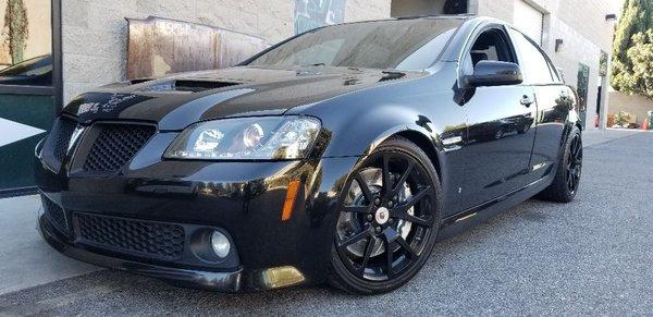 Finished install of the Pontiac G8 with the cts-v brake upgrade