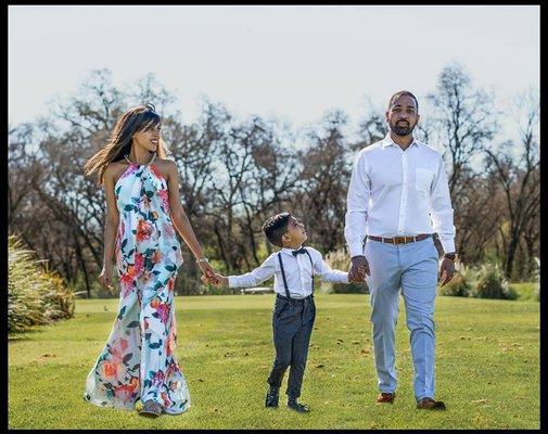 Dr. Badyal with his lovely wife and son.