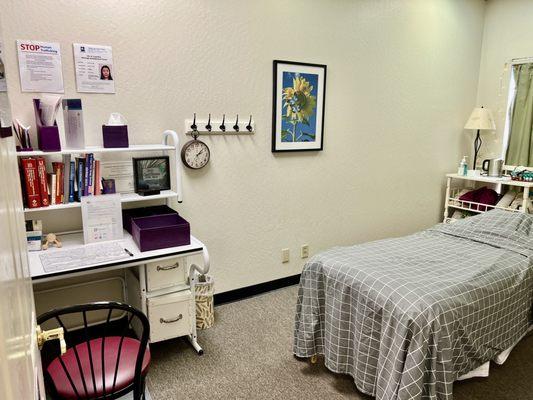 Inside the treatment room