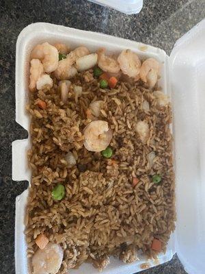 Shrimp fried rice large