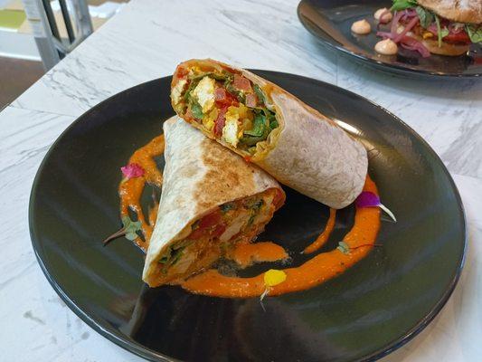 Curried Tofu Wrap