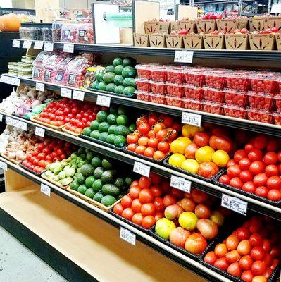 At the Alameda Natural Grocery we sell the season's freshest produce. And our produce is 100% Organic. 100% of the time!