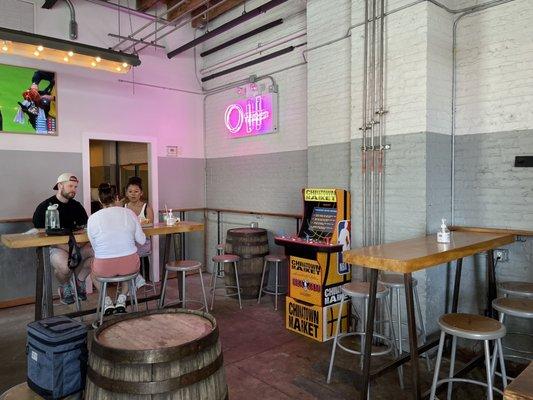 Inside the taproom