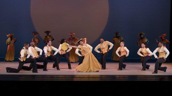 Alvin Ailey American Dance Theater in Alvin Ailey's 'Revelations.' Photo by Paul Kolnik.