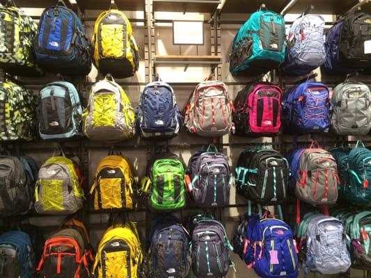 Good selection of backpacks