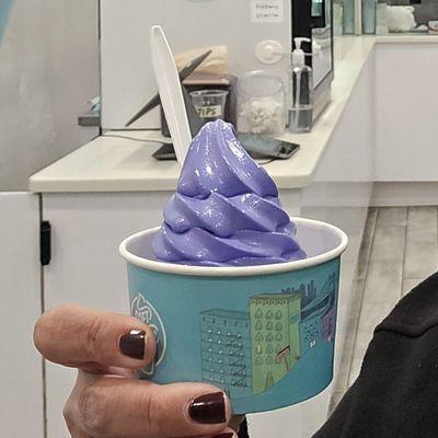 Ube Soft Serve