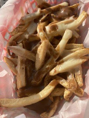 French fries with gravy and cheese