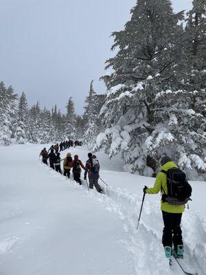 Splitboarding day