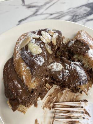 Nutella cronut fresh and delicious