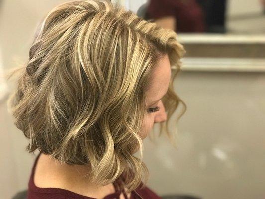 Hair by Kathy: Bob cut and and color with High Lights