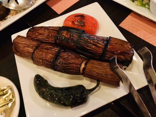 Roasted eggplant