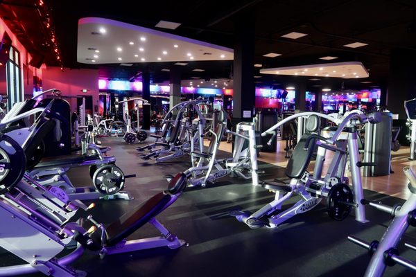 Variety of strength machines located on 3rd floor