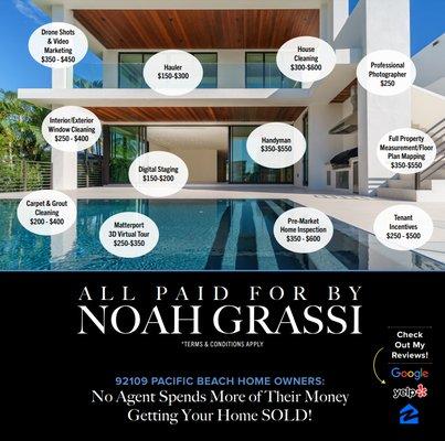 Paid for by Noah when listing your home!