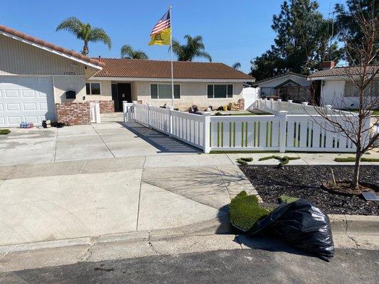 Front yard fencing