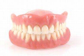 A removable prosthetic constructed to replace all missing teeth. Dentures are artificial teeth supported by soft and hard tissue.