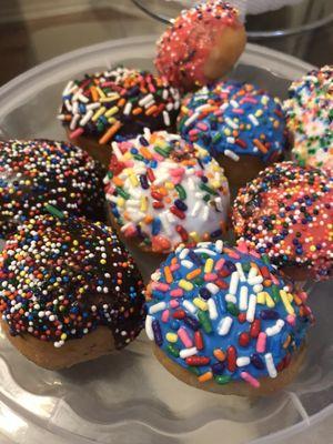 Sprinkled donut holes!