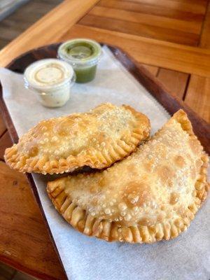 Beef Empanada & Shredded Chicken & Corn Empanada