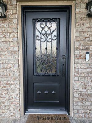 Front door in little elm.