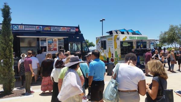 Food trucks after the Sunday service!