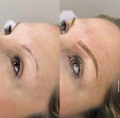 BRAND NEW brows with Microblading by Elle!