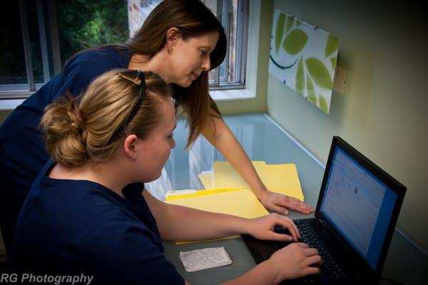 Wuconda Care's Physical Therapists hard at work.