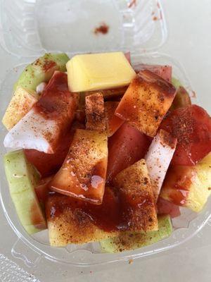 Fruits with chamoy