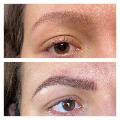 Before & After Microblading