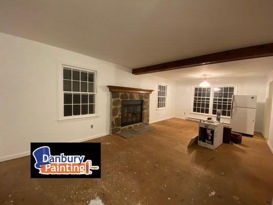 Interior Painting Company in Ridgefield, CT. Painting living Rooms, Bedrooms Preparation to Sell the Property in Ridgefield, CT.