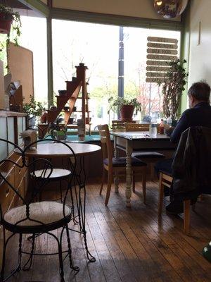 Inside dining area