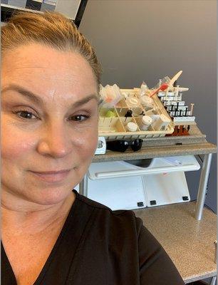 Heather, our Flower Mound Dental Office Practice Manager during a recent productivity and office staging training.